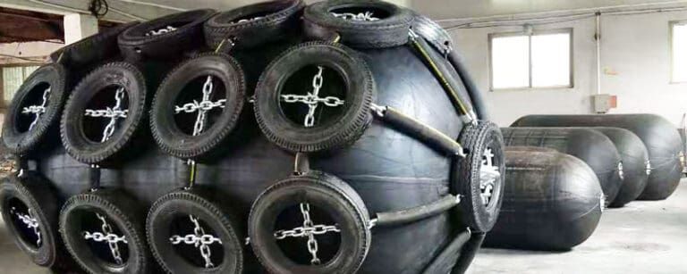 Floating Pneumatic Yokohama Fenders | Marine Rubber Fenders - Doowin Marine