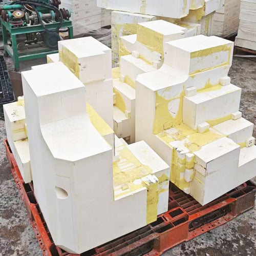 subsea-buoyncy-foam-block-glued-together